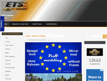 Tablet Screenshot of ets2mods.com